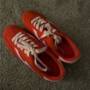 Red and Pink Steve Madden Sneakers